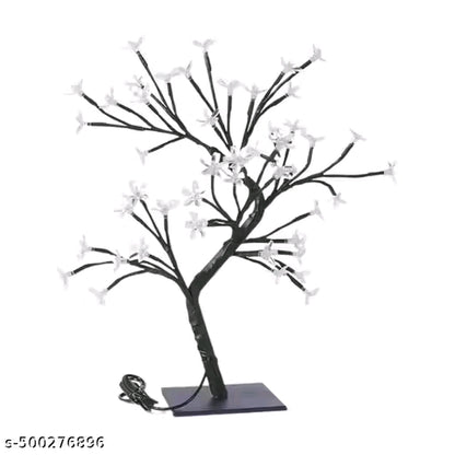 Silicone Flower LED Cherry Twig Tree Lights Light Up Blossom Christmas Tree Table Lamp Decoration