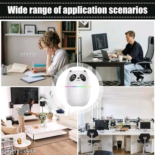 Cute Panda Humidifier with LED Night

Light | USB Mini Aroma Diffuser & Air Purifier for Home, Office & Bedroom - 𝚅𝙴𝙻𝙼𝙸𝚁𝚁𝙰
