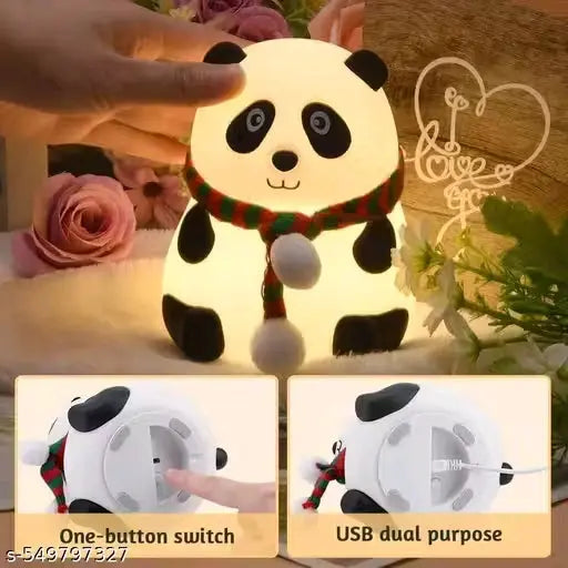 Panda Night Lamp Light for Bedroom Kids 7 Color Changing Kids Night Light Toddler Night Light Baby l Gift Items for Women l Birthday Gift for Kids | Valentine's Gift