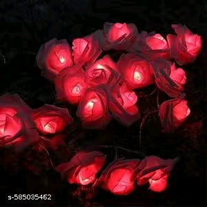 Rose LED String Lights, 3 Meter 14 LED String Lights Battery Operated Lights Bright Red Rose Flower Lamp Fairy Light for Valentine's Wedding Gardens Party Christmas Decoration (Red Rose Pack of 1 )