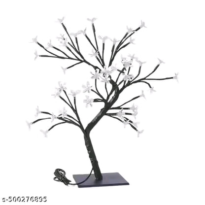 Silicone Flower LED Cherry Twig Tree Lights Light Up Blossom Christmas Tree Table Lamp Decoration